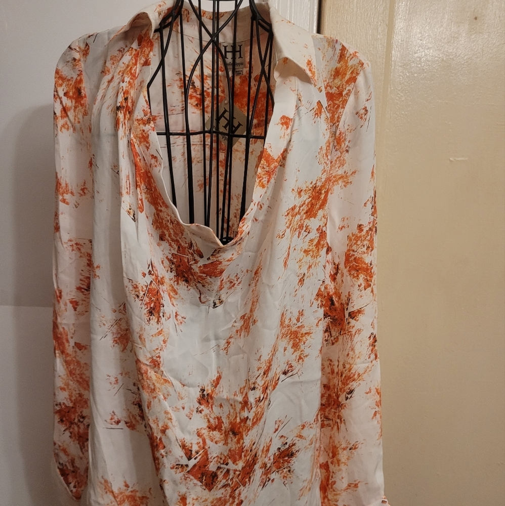 Haute Hippie Long Sleeve Blouse